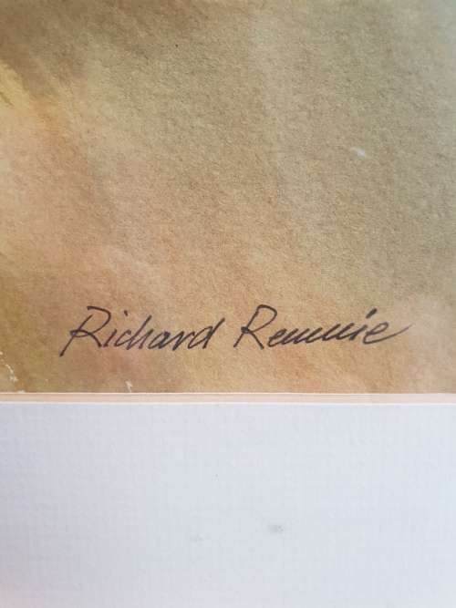 Richard Rennie!! Doyen of watercolor!! Investment art!!