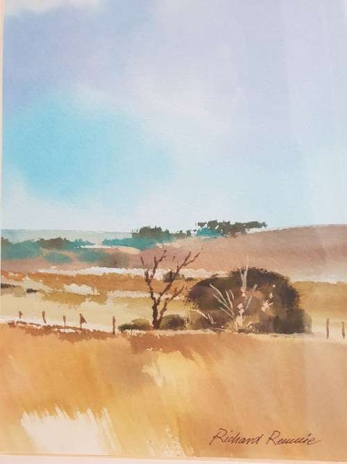 Richard Rennie!! Doyen of watercolor!! Investment art!!