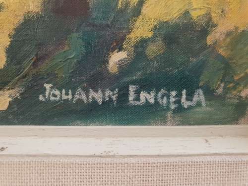 Johann Engela Oil Painting!! Investment art!! Crazy R1!!