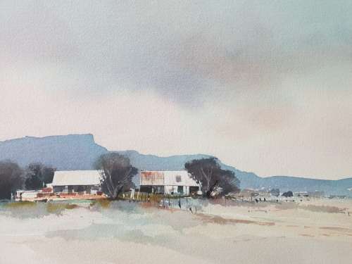 Richard Rennie!! Doyen of Watercolour, Extra Large Mixed Medium!!