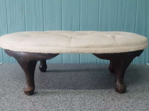 Oval wood Footstool !!