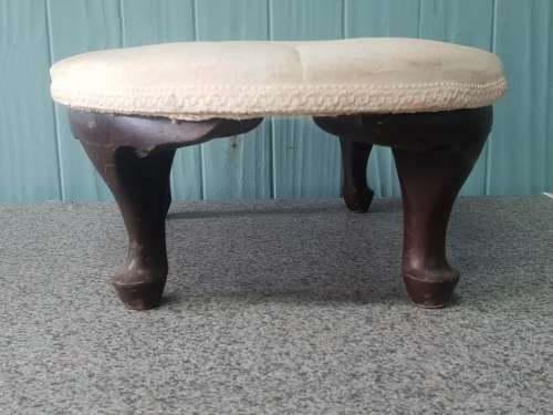 Oval wood Footstool !!