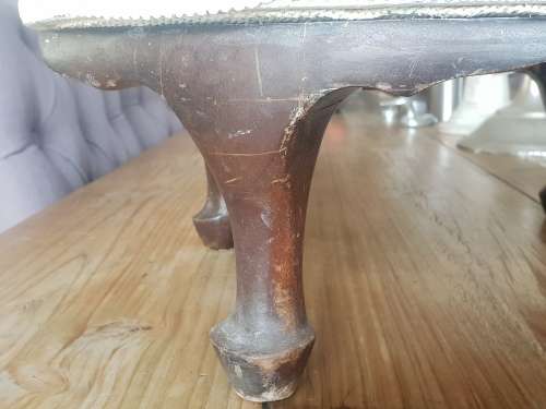 Oval wood Footstool !!