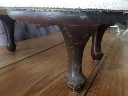 Oval wood Footstool !!