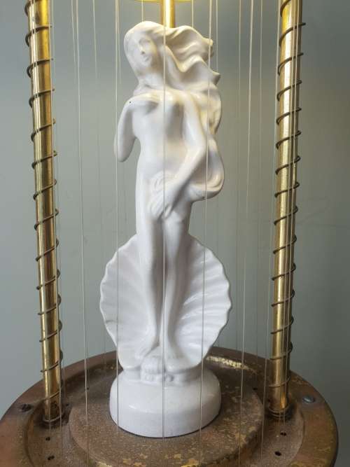 Venus Brass Oil Rain Lamp!! Very Vintage!!