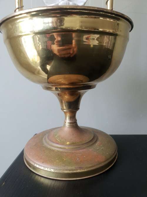 Venus Brass Oil Rain Lamp!! Very Vintage!!