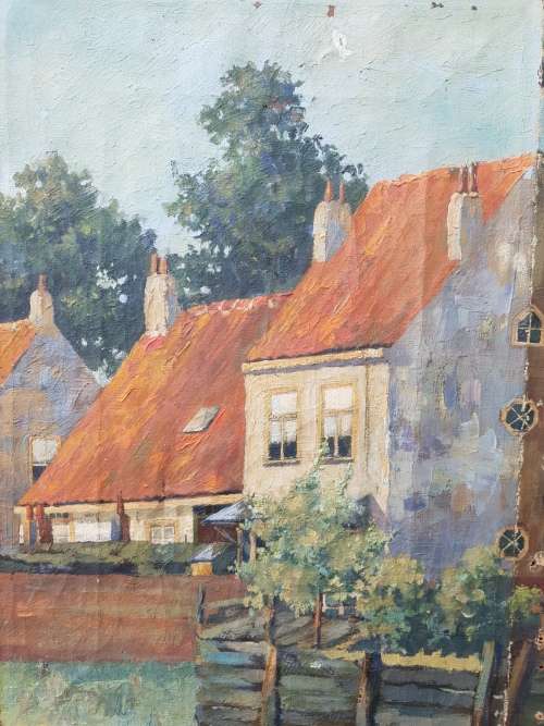 100 Y/old oil on canvas