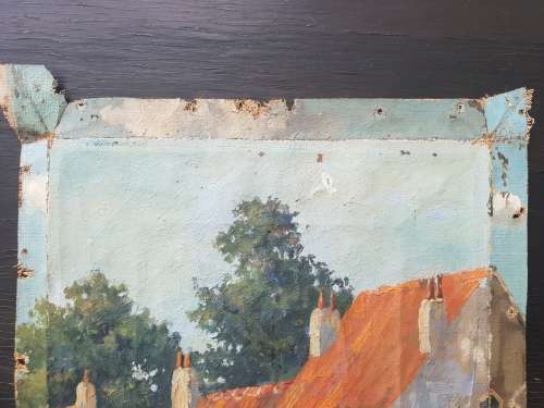 100 Y/old oil on canvas