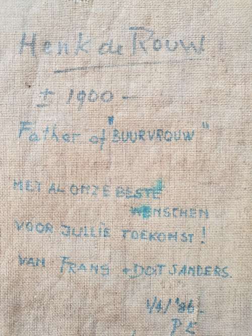100 Y/old oil on canvas