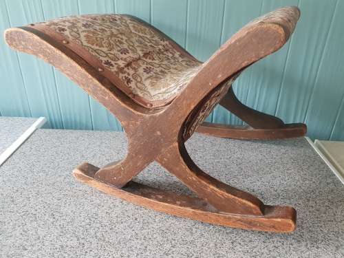 Antique Rocking Footstool