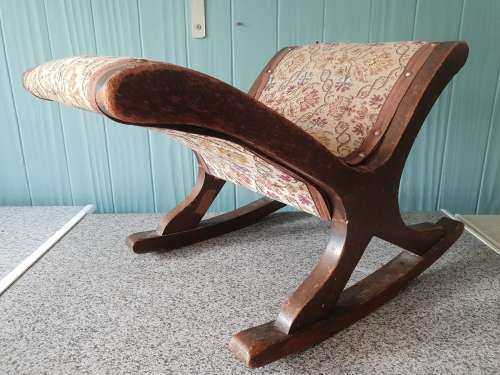 Antique Rocking Footstool