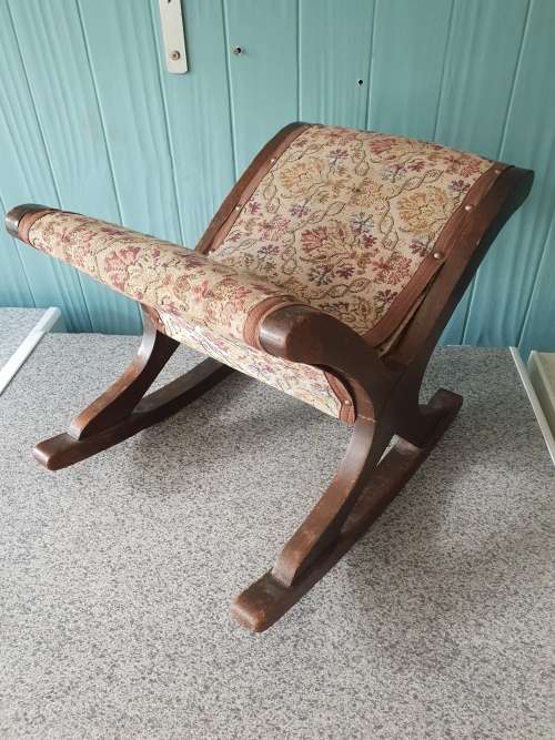 Antique Rocking Footstool