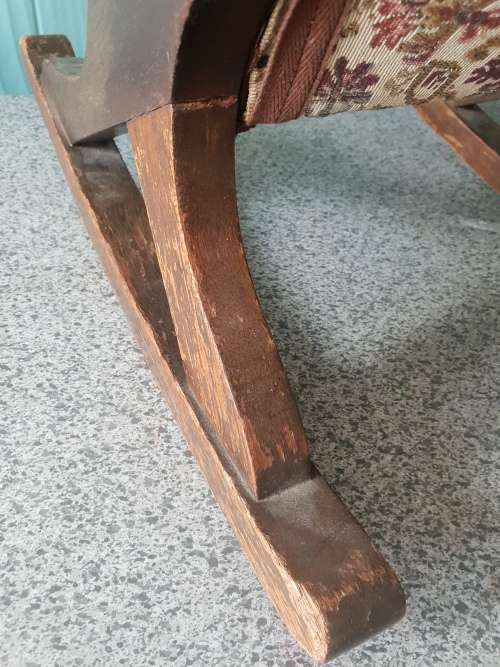 Antique Rocking Footstool