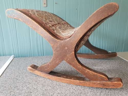 Antique Rocking Footstool