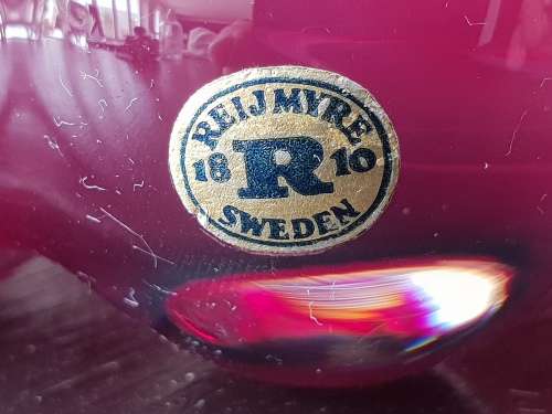 Reijmyre Sweden Blown Glass Ashtray!!