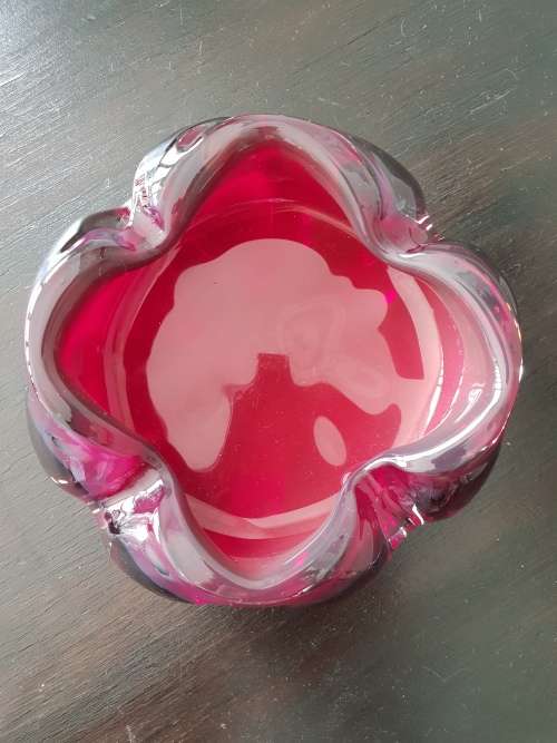 Reijmyre Sweden Blown Glass Ashtray!!