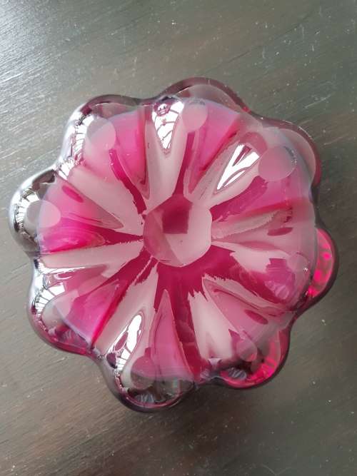 Reijmyre Sweden Blown Glass Ashtray!!