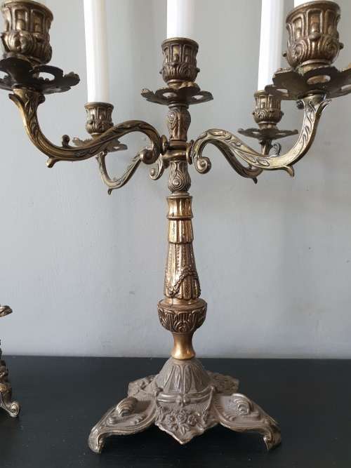 Italian 3 Piece Candleabra Set!! Stunning!!