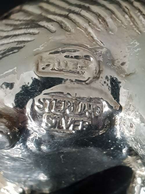 Sterling Silver Afrisilver Porcupine toothpic holder!!
