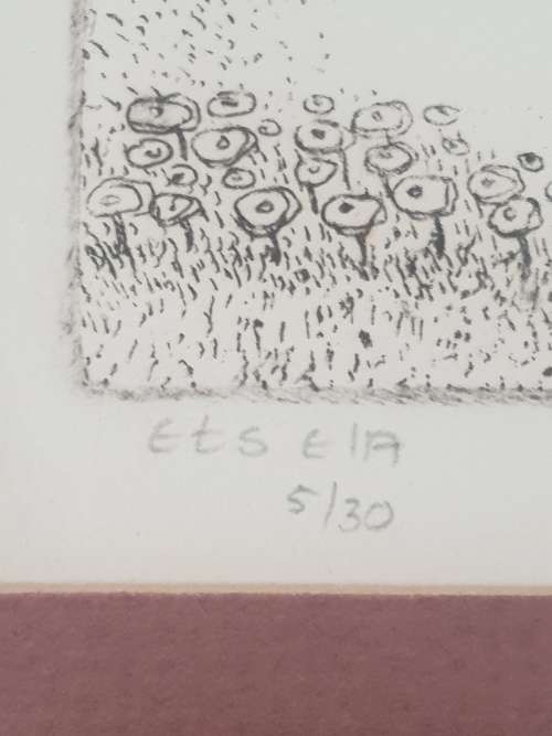 Anine Barnard!!!! Limited Edition Etching!! Crazy R1. High Value Item!!