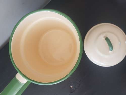 Vintage Enamel Double Boiler!!