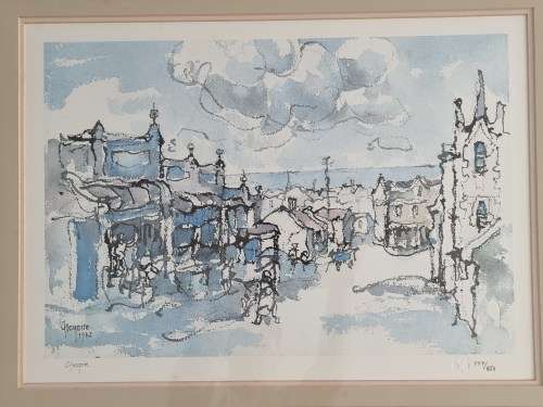Gregoire Boonzaier!! Limited Edition Signed and numbered 777/850 with Proof Stamp, Colour Lithograph