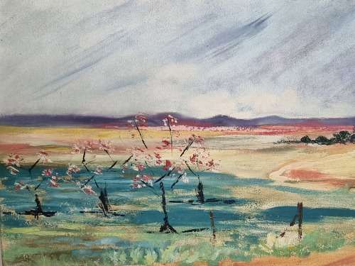 Spring in the Overberg Painting, Signed