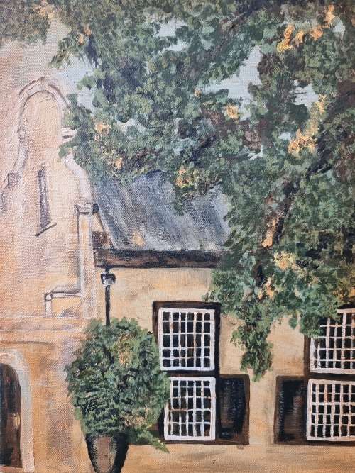 Oil on Canvas of Homestead.