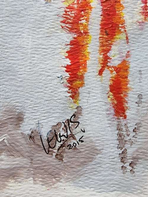 Lewis Acrylic Painting