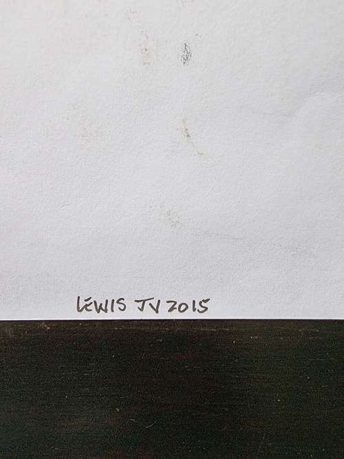 Lewis Acrylic on Card