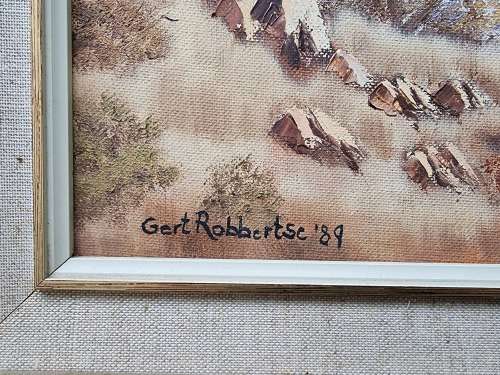 Gert Robertse Oil painting