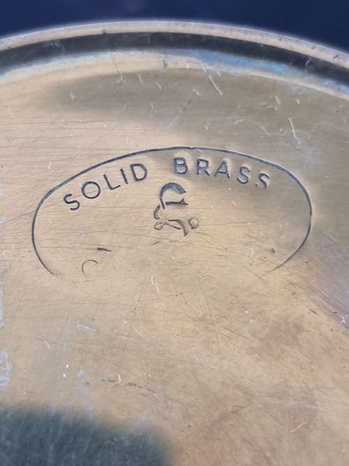 Solid Brass Lustre Ware, Hand made Cape Town, Large Vase