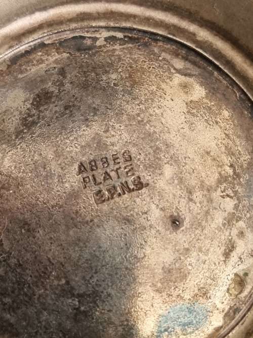 Silver plate fruit bowl