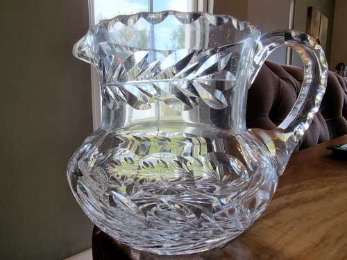 A Stunning Crystal Jug !! Flawless!!
