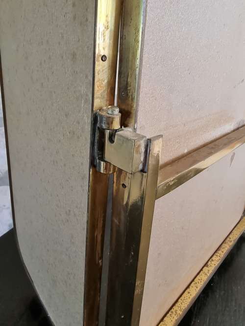 Trifold Brass Vanity Mirror!! Exceptional piece!! Very Rare!!