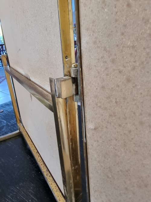 Trifold Brass Vanity Mirror!! Exceptional piece!! Very Rare!!