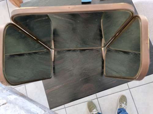 Trifold Brass Vanity Mirror!! Exceptional piece!! Very Rare!!