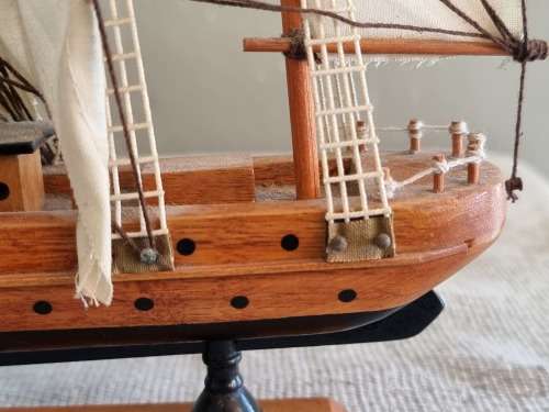 A Beautiful Pirate ship model.