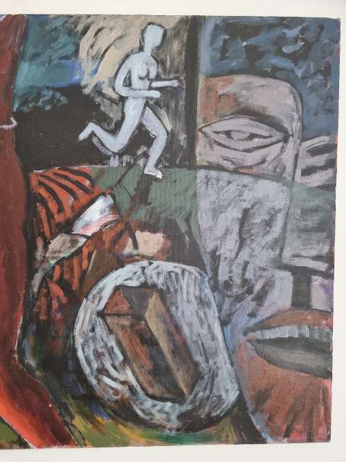 Abstract on Canvas