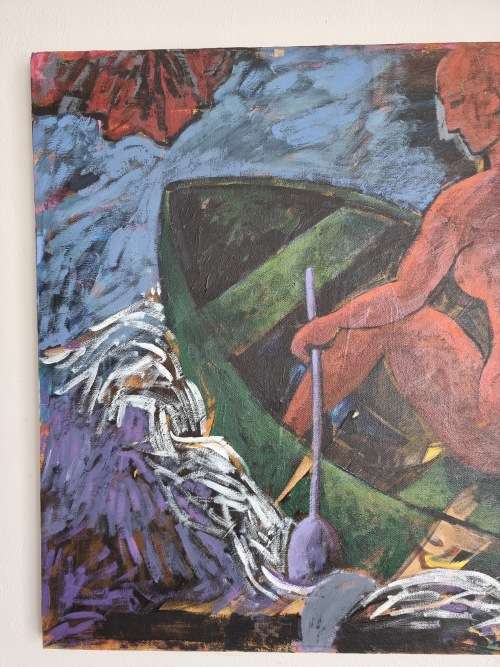 Abstract on Canvas