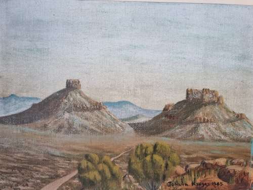 Johann Kruger Oil Circa 1945