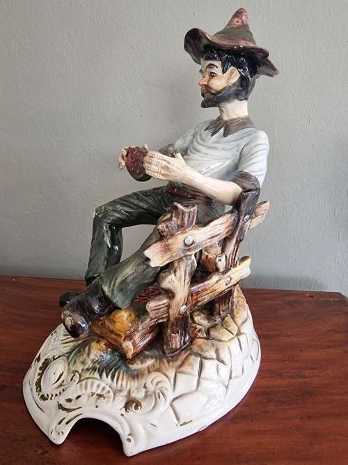 Capodimonte, Large Porcelain Figurine,made in Italy