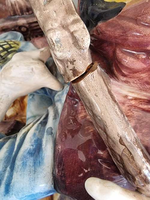 Capodimonte, Large Porcelain Figurine, Made in Italy.