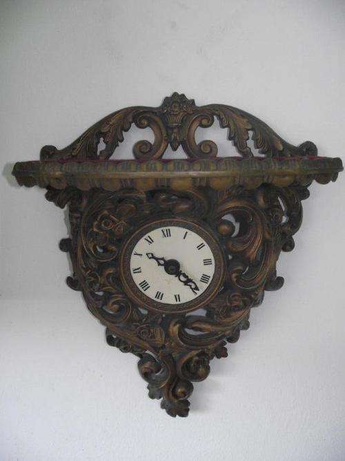 ORNATE WALL MOUNT CLOCK