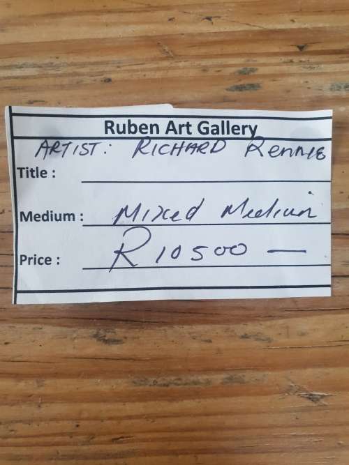 Richard Rennie!! Doyen of Watercolour, Extra Large Mixed Medium!!