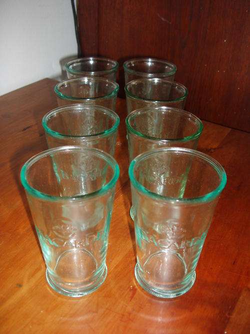 SET OF 8 BACARDI MOJITO COCKTAIL GLASSES