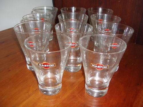 SET OF 11 MARTINI COCKTAIL GLASSES