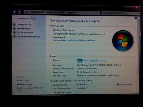 Windows 7 Screen Shot