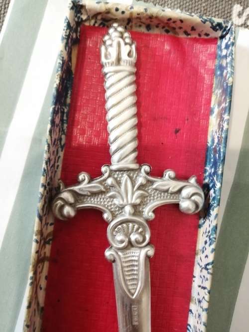 Silverplated Letter opener