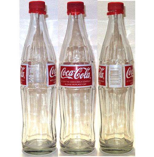 1995 Coca Cola Coke Glass Bottle South Africa
